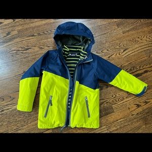 Lands End stormer 3 in 1 winter parka kids sz S